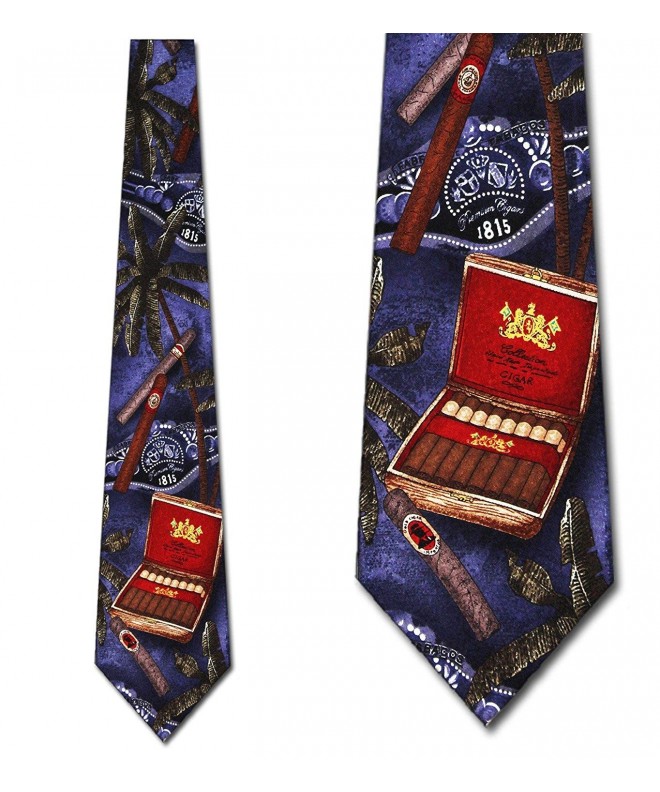 Cigar Nature Neckties Tropics Necktie
