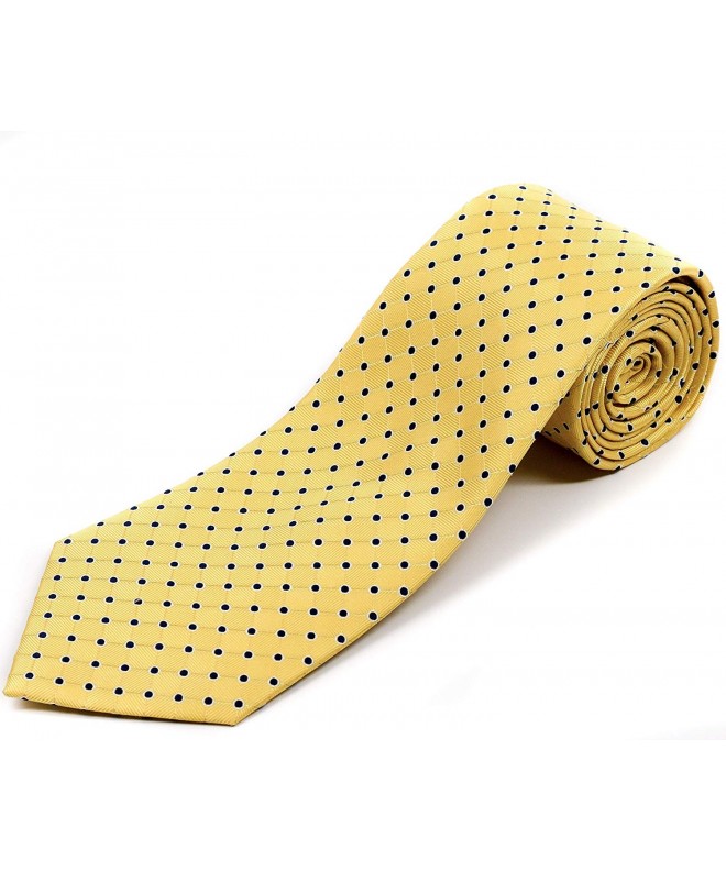 Extra Yellow Necktie Polka Inches