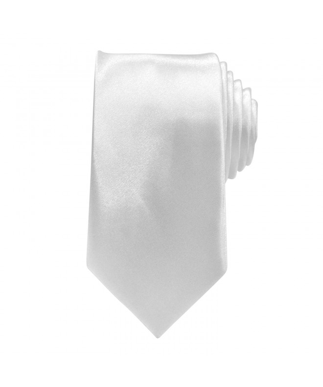 TopTie Solid Color Skinny Necktie