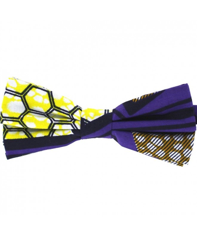 Genuine African Wax Fabric Mens Bow Ties Collection