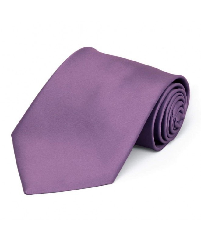 TieMart Wisteria Purple Premium Necktie