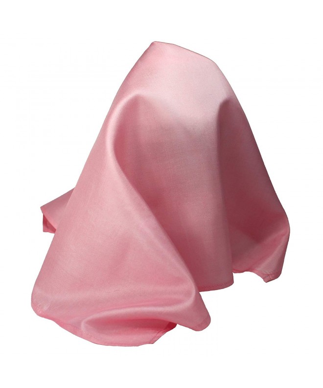 Classic Pink Silk Handkerchief Full Sized