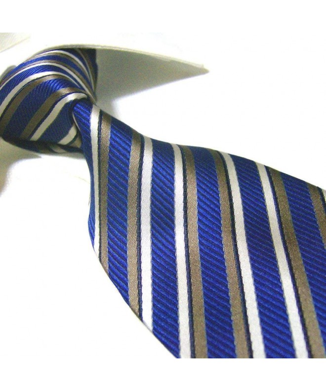 Extra Fashion White Stripe Necktie