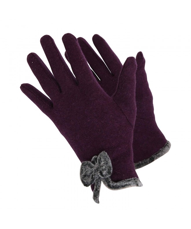 Handy Ladies Womens Gloves Purple