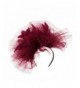 Tulle Couture Fascinator Burgundy OSFM