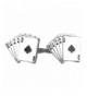 Poker Cufflinks Accessories Platinum Plated