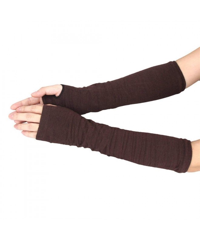 haoricu Gloves Fashion Fingerless Knitted