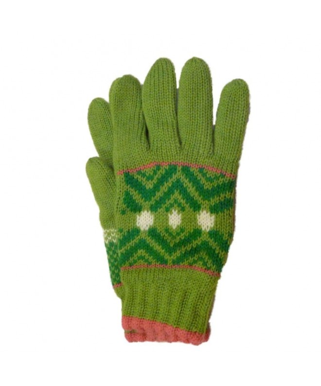 Urbanology Womens Patterned Winter Gloves