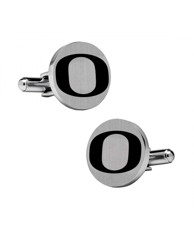 Oregon Ducks Stainless Steel Cufflinks