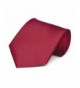 TieMart Crimson Solid Color Necktie
