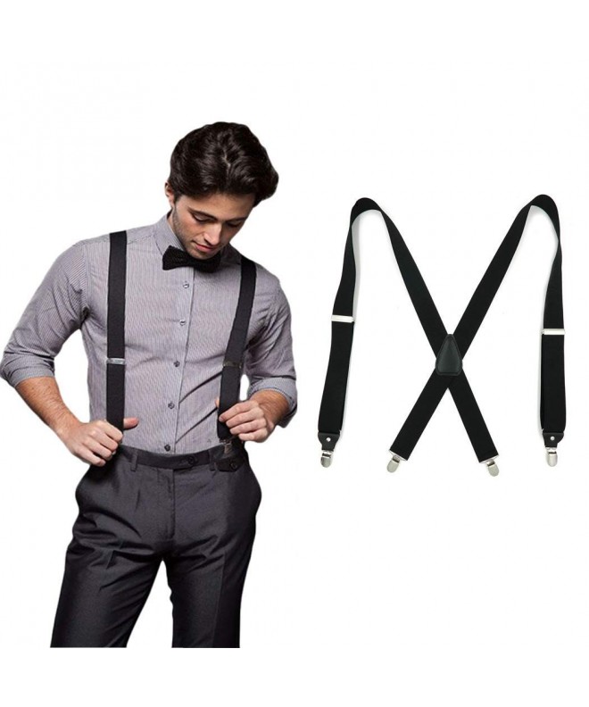 CZHEZEE Suspenders Utility Adjustable Elastic