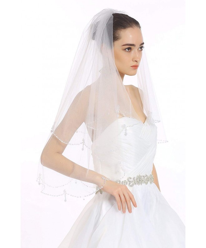 6 Colors Dubai Princess Style birdcage veil wedding veils with crystal ...