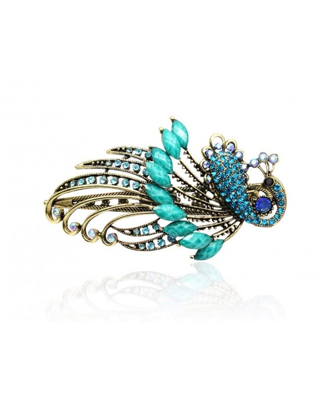 Buankoxy Vintage Crystal Peacock Turquoise