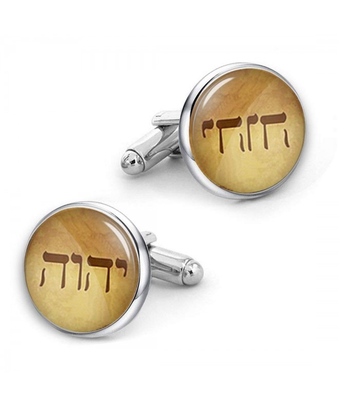 Kooer Tetragrammaton Cufflinks Personalized Handmade
