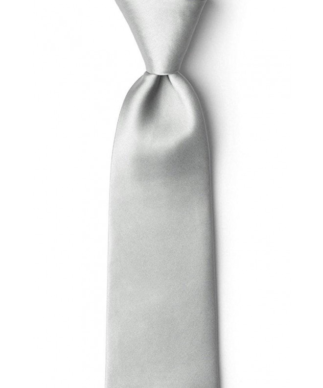 Wedding Silver Silk Extra Long